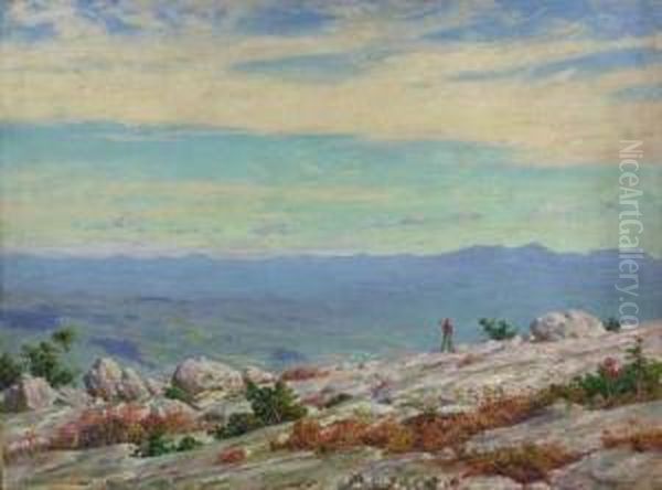 The Catskills From The Shawungunk [sic] Oil Painting by Charles Curran