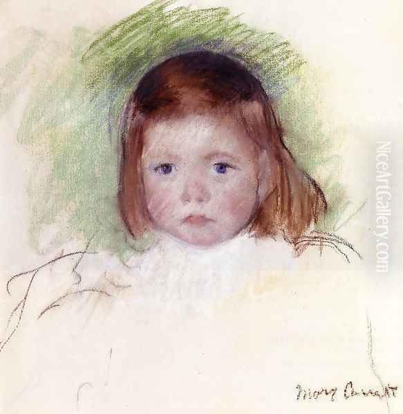 Portrait Of Ellen Mary Cassatt Oil Painting by Mary Cassatt