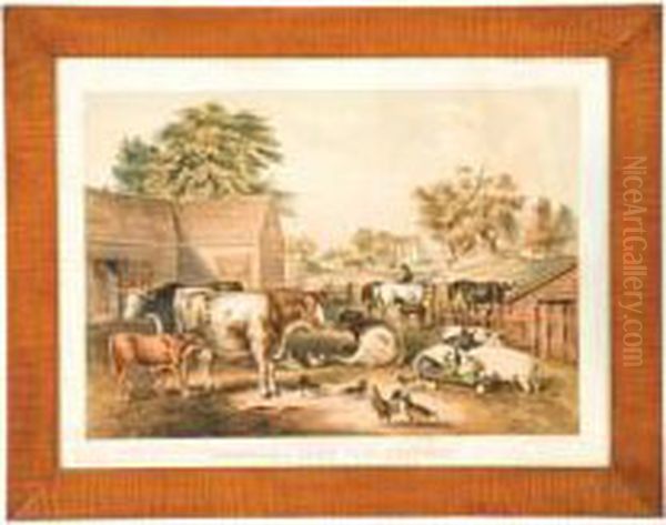 Lithograph Oil Painting by Edward Wilson Currier