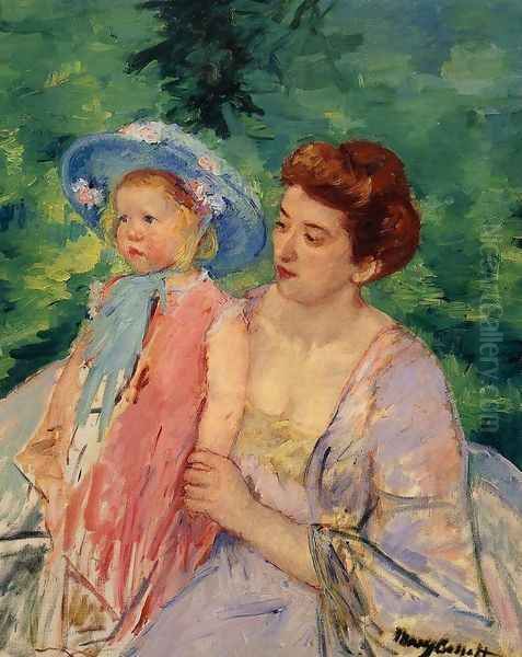 En Bateau Le Bain Oil Painting by Mary Cassatt