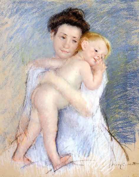 Maternal Tenderness Oil Painting by Mary Cassatt