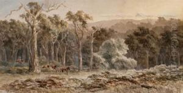 Droving Horses by James Waltham Curtis