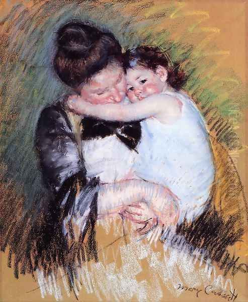 Mother And Child2 Oil Painting by Mary Cassatt