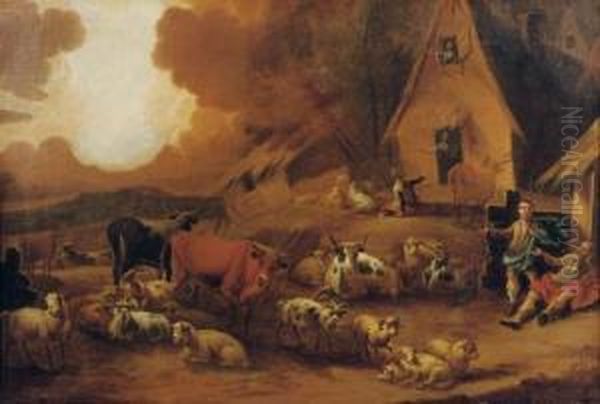 The Annunciation To The Shepherds Oil Painting by Benjamin Gerritsz. Cuyp