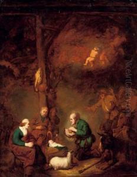 The Adoration Of The Shepherds Oil Painting by Benjamin Gerritsz. Cuyp