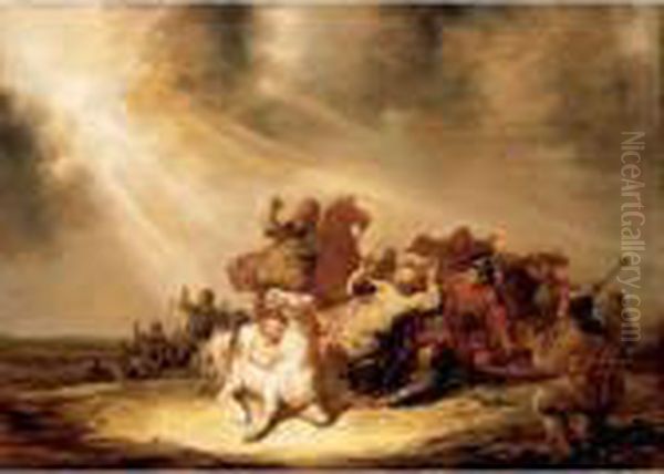 The Conversion Of Saint Paul Oil Painting by Benjamin Gerritsz. Cuyp