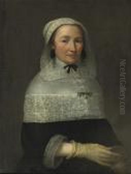 Portrait Of A Lady Oil Painting by Jacob Gerritsz. Cuyp