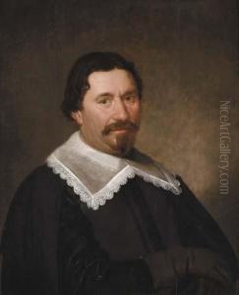 Portrait Of A Gentleman Oil Painting by Jacob Gerritsz. Cuyp