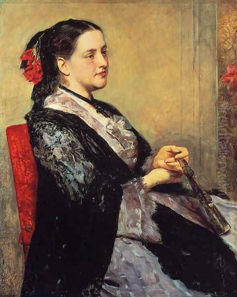 Portrait Of A Lady Of Seville Oil Painting by Mary Cassatt