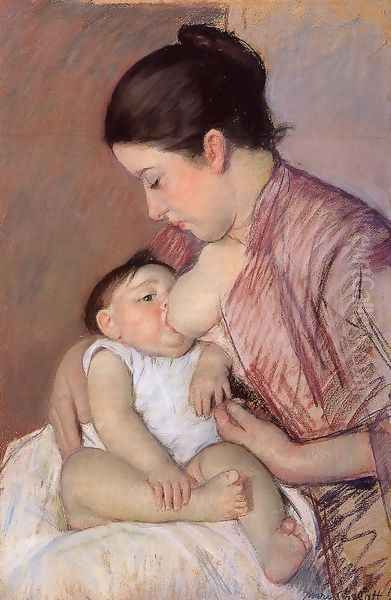 Motherhood2 Oil Painting by Mary Cassatt