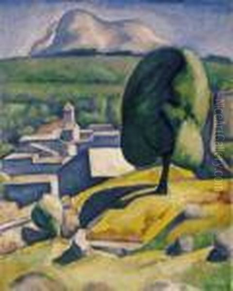 Provance, 1926-1930 Oil Painting by Dezso Czigany