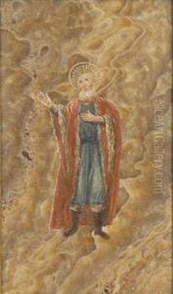 Figura Di Santo Oil Painting by Filippo D Angeli