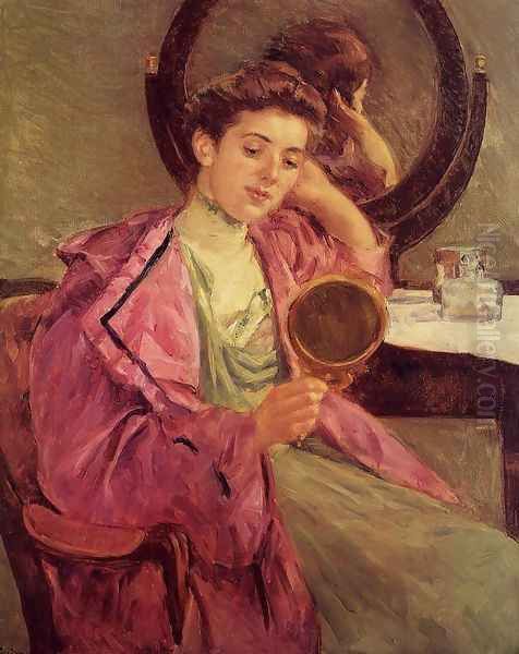 Woman At Her Toilette Oil Painting by Mary Cassatt