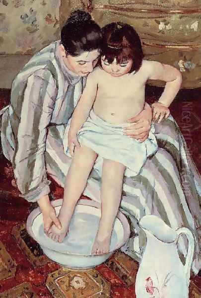 No Title Oil Painting by Mary Cassatt