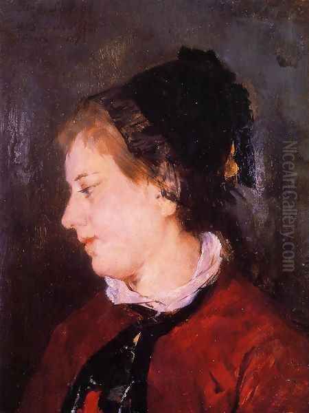 Portrait Of Madame Sisley Oil Painting by Mary Cassatt