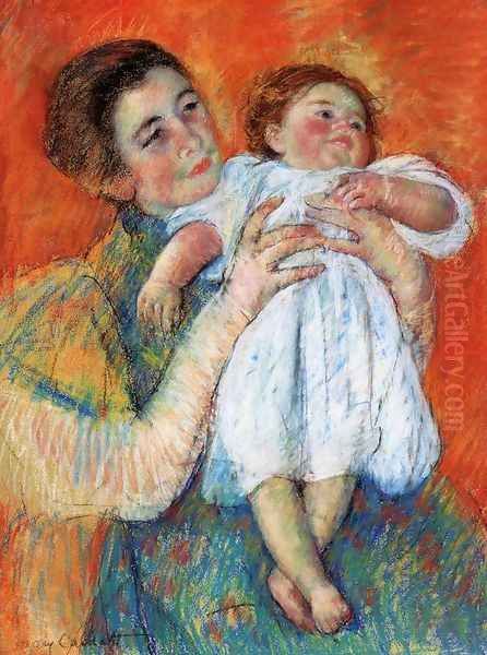 The Barefoot Child2 Oil Painting by Mary Cassatt