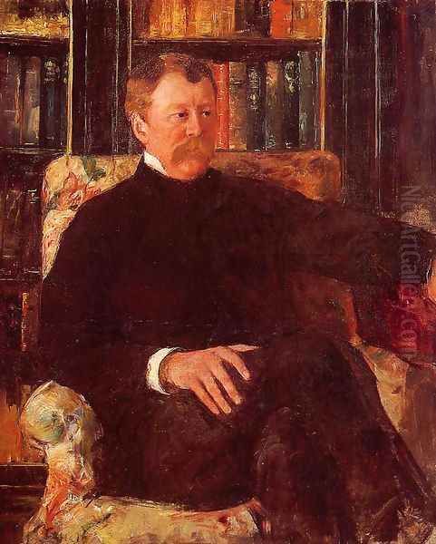 Portrait Of Alexander J Cassatt2 Oil Painting by Mary Cassatt