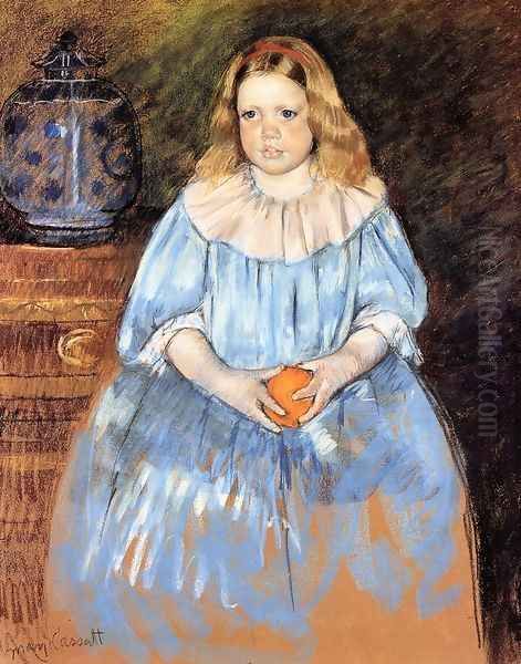 Portrait Of Margaret Milligan Sloan Oil Painting by Mary Cassatt