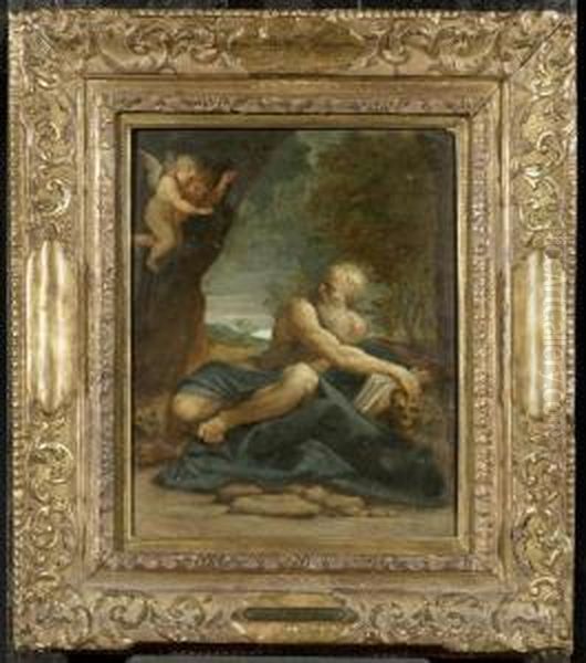 Saint Jerome Oil Painting by Girolamo da Carpi