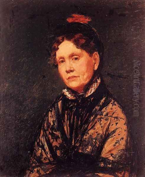 Mrs Robert Simpson Cassatt Oil Painting by Mary Cassatt