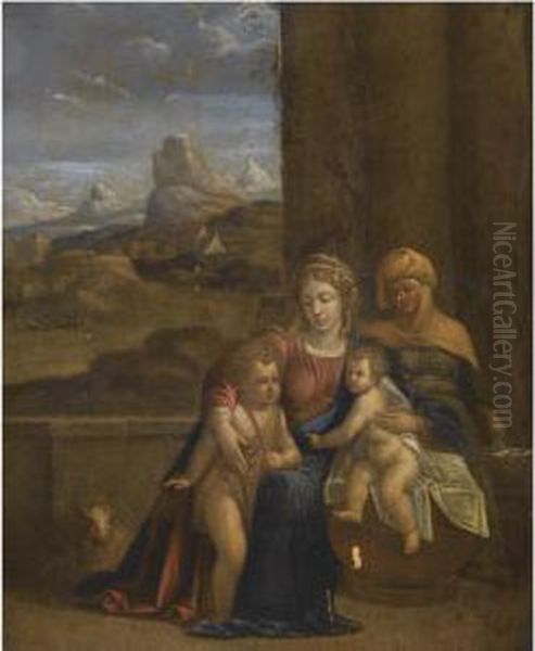 The Holy Family Oil Painting by Garofalo