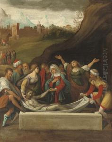 The Entombment Oil Painting by Garofalo