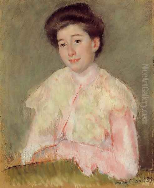 Portrait Of A Lady Oil Painting by Mary Cassatt