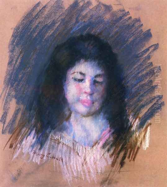 Sketch Of Francoise Oil Painting by Mary Cassatt