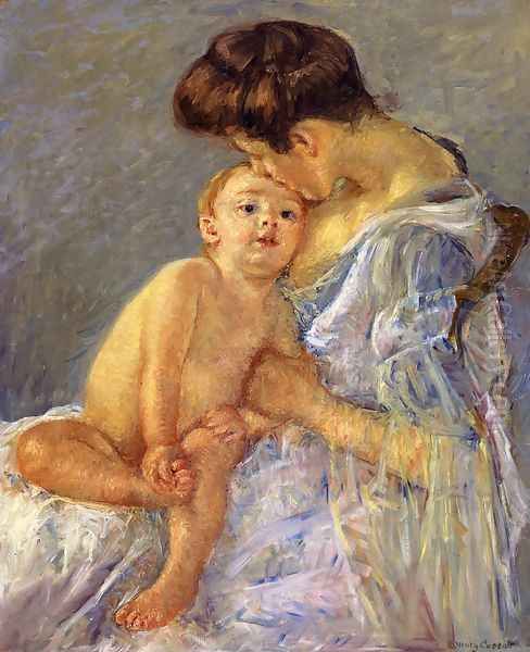 Motherhood II Oil Painting by Mary Cassatt