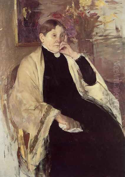 Mrs. Robert S. Cassatt (or Katherine Kelson Johnston Cassatt) Oil Painting by Mary Cassatt