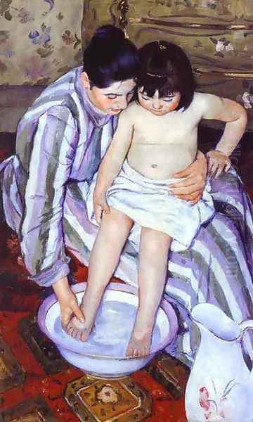 The Bath 2 Oil Painting by Mary Cassatt