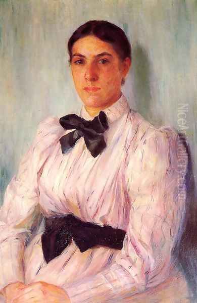 Portrait of Mrs. William Harrison Oil Painting by Mary Cassatt