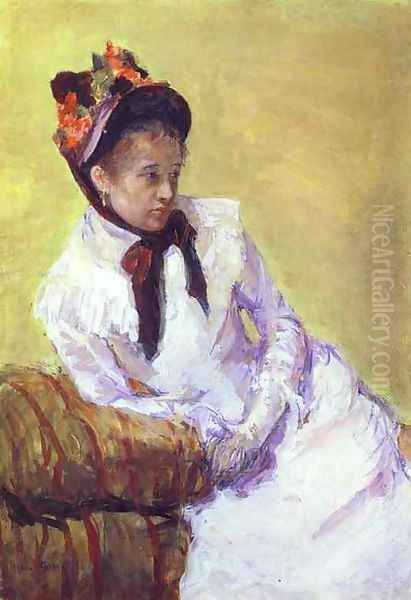 Self Portrait 3 Oil Painting by Mary Cassatt