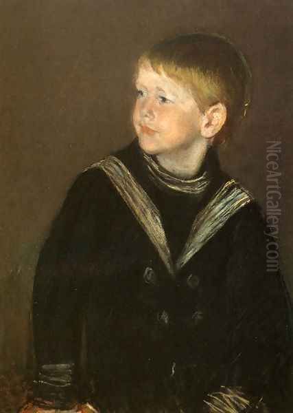 The Sailor Boy: Gardener Cassatt Oil Painting by Mary Cassatt