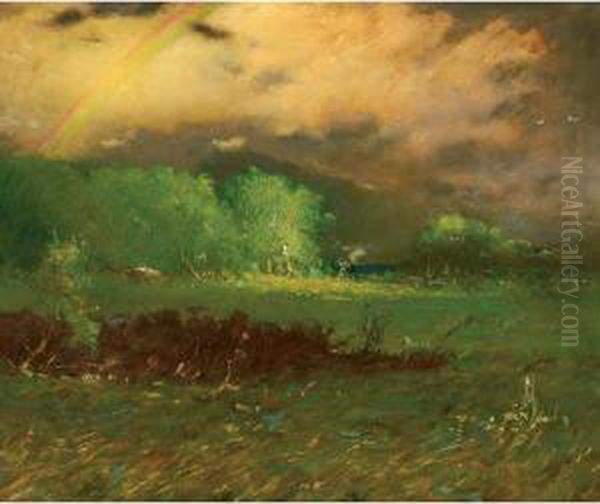 Storm Breaking Up Oil Painting by Elliott Daingerfield