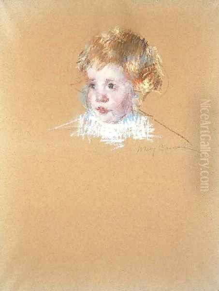 Study for the portrait of a child Oil Painting by Mary Cassatt