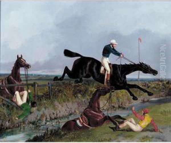 Over The Ditch Oil Painting by John Dalby Of York