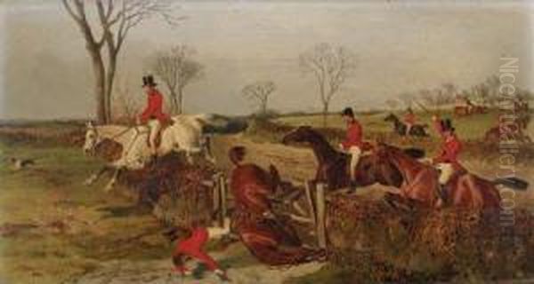 Over The Hedge Oil Painting by John Dalby Of York