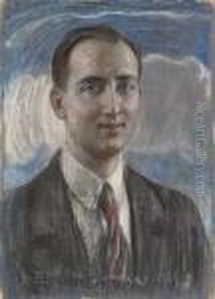 Figura Oil Painting by Angelo Dall'Oca Bianca