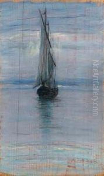 Vela Grigia Oil Painting by Angelo Dall'Oca Bianca