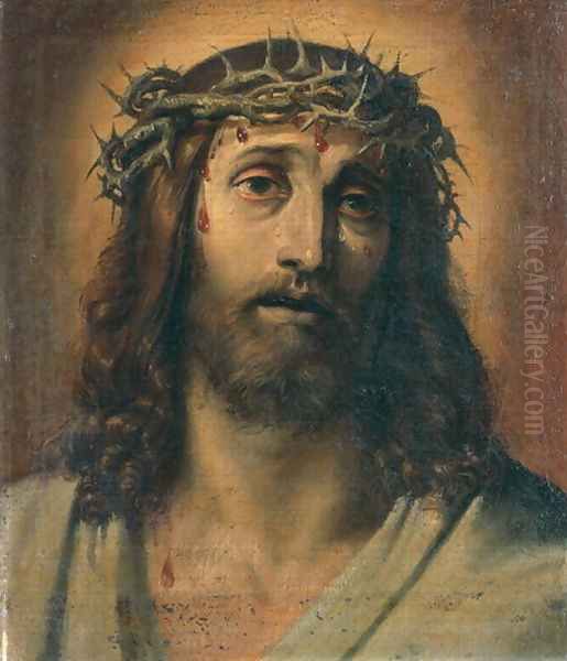 Christ crowned with thorns Oil Painting by Annibale Carracci