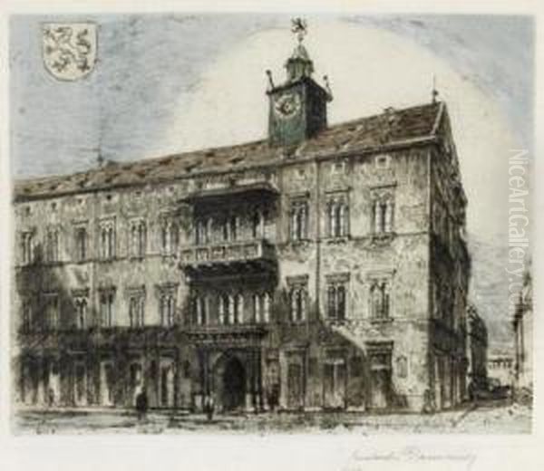 Landeszeughaus Graz Oil Painting by Constantin Damianos