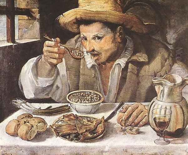 The Beaneater Oil Painting by Annibale Carracci