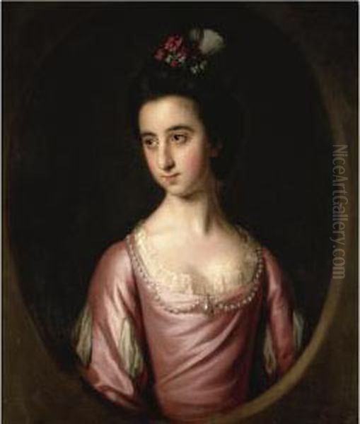 Portrait Of A Girl Oil Painting by Sir Nathaniel Dance-Holland