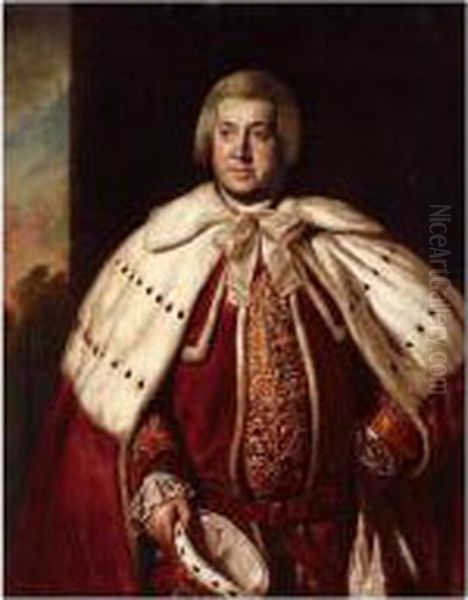 Portrait Of John Bligh, 3rd Earl Of Darnley Oil Painting by Sir Nathaniel Dance-Holland