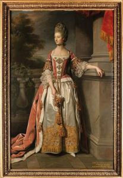 Portrait Of Charlotte Oil Painting by Sir Nathaniel Dance-Holland