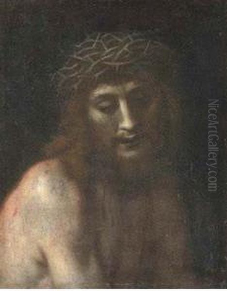 Cristo Coronato Di Spine Oil Painting by Cesare Dandini