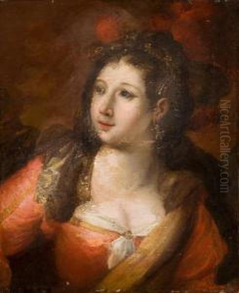 Ritratto Di Fanciulla Oil Painting by Pietro Dandini