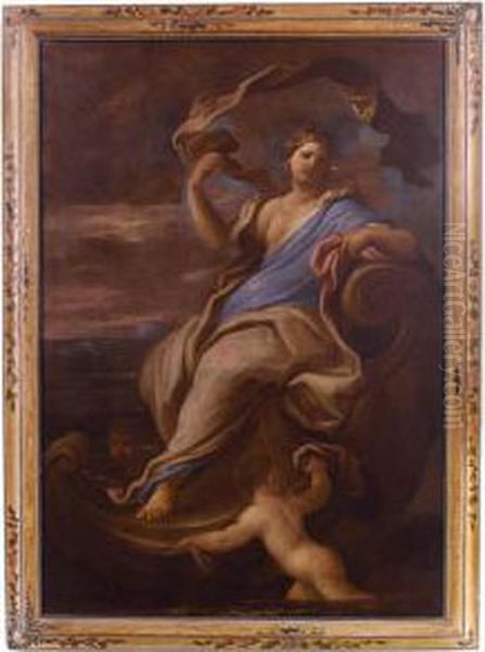 Il Trionfo Di Galatea Oil Painting by Pietro Dandini