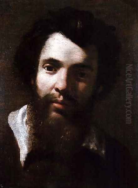 Portrait of Agostino Carracci, brother of the artist Oil Painting by Annibale Carracci